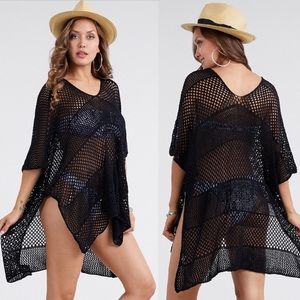 Black Swimsuit Cover Up